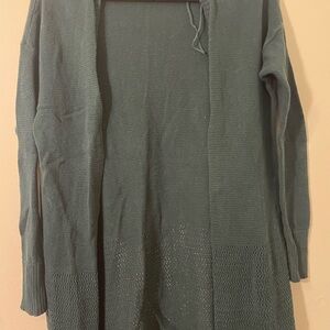 American Eagle Outfitters Green Cardigan Sweater